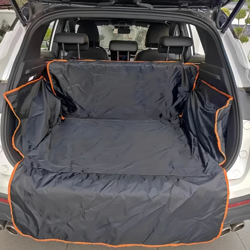 Pet's Car Rear Seat Cover Anti-Scratch Cushion Mat Waterproof Cargo Liner Protector Pad For Camping Trip