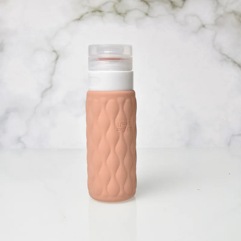 4pcs 100ml Soft Silicone Squeezed Empty Bottle Set Travel Refillable Portable Sub-bottling Tool Liquid Container Spray Lotion