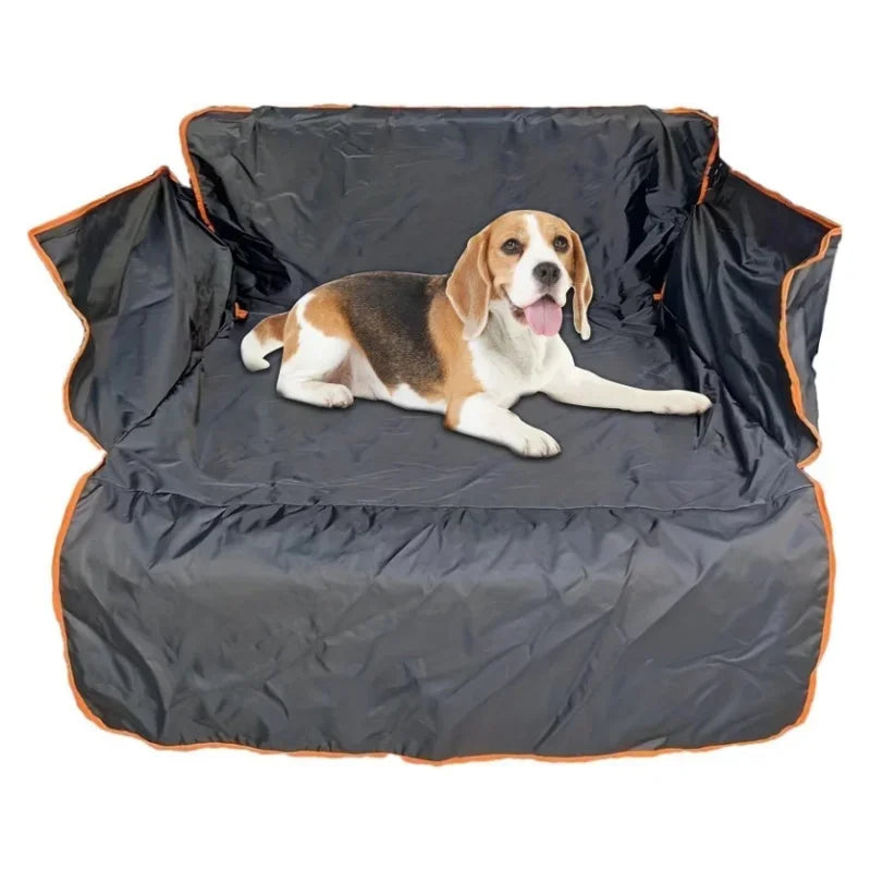 Pet's Car Rear Seat Cover Anti-Scratch Cushion Mat Waterproof Cargo Liner Protector Pad For Camping Trip