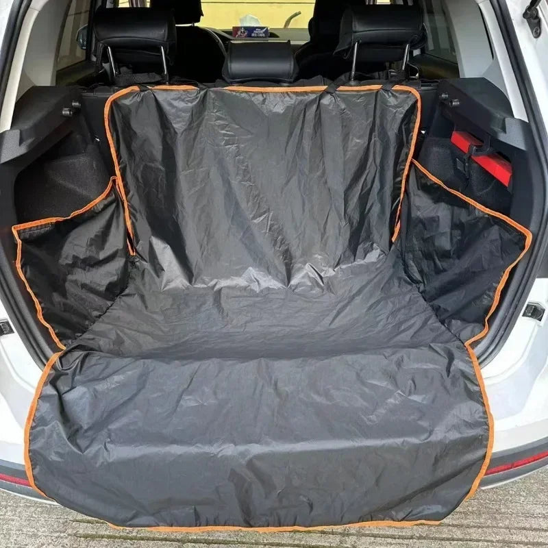 Pet's Car Rear Seat Cover Anti-Scratch Cushion Mat Waterproof Cargo Liner Protector Pad For Camping Trip