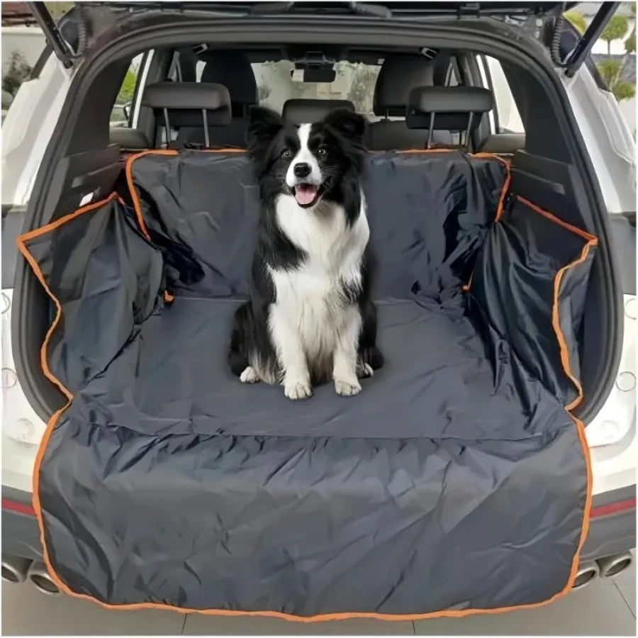 Pet's Car Rear Seat Cover Anti-Scratch Cushion Mat Waterproof Cargo Liner Protector Pad For Camping Trip