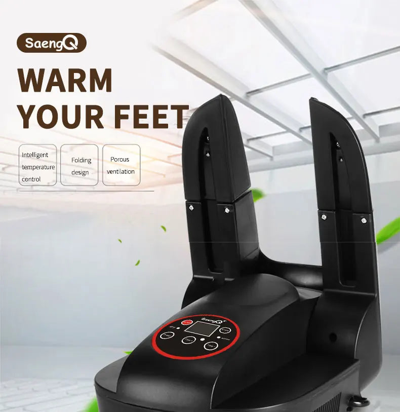 saengQ Intelligent Electric Shoes Dryer Sterilization Anion Ozone Sanitiser Telescopic Adjustable Deodorization Drying Machine