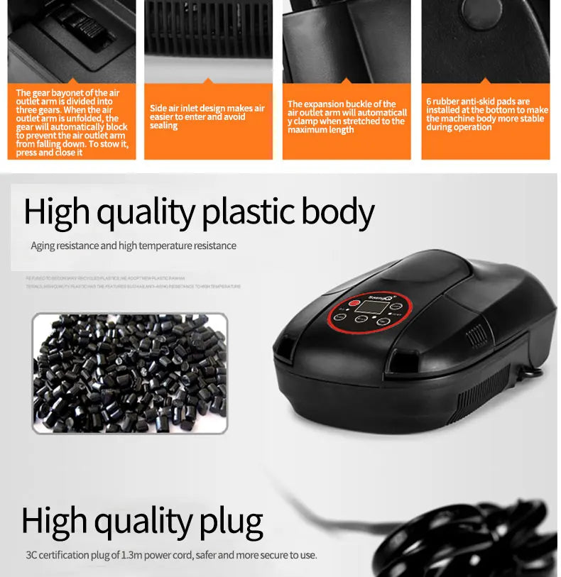 saengQ Intelligent Electric Shoes Dryer Sterilization Anion Ozone Sanitiser Telescopic Adjustable Deodorization Drying Machine