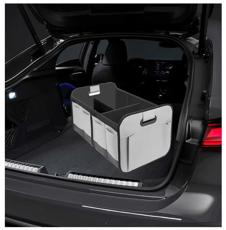 Car Travel Organizer Box Auto Trunk Foldable Storage Bag For Leading Ideal Auto L8 L9 For BMW X2 X3 XM i3 i4 i5 For Audi A3 Q5