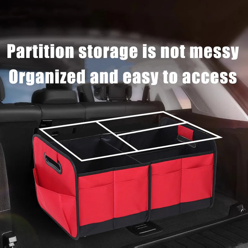 Car Travel Organizer Box Auto Trunk Foldable Storage Bag For Leading Ideal Auto L8 L9 For BMW X2 X3 XM i3 i4 i5 For Audi A3 Q5