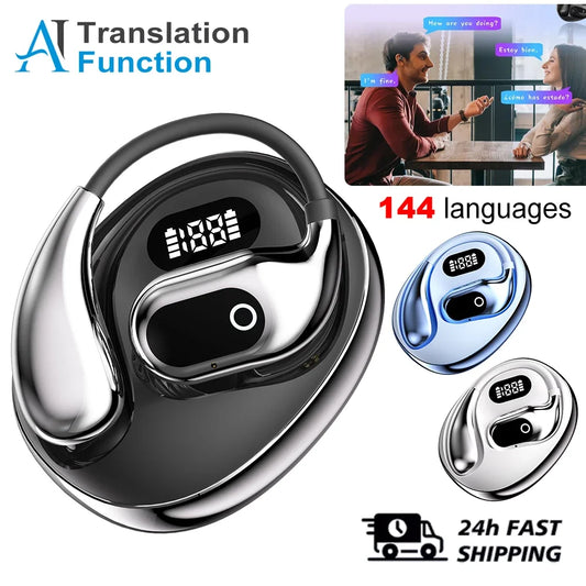 Ai Two-Way Real time Translators Earphone 144 Languages