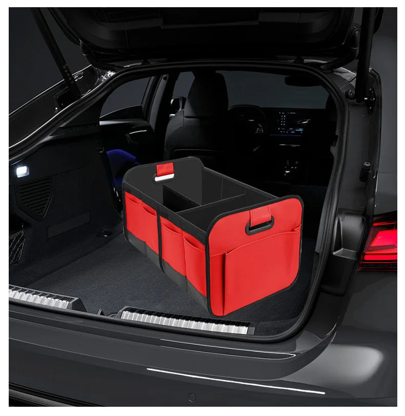 Car Travel Organizer Box Auto Trunk Foldable Storage Bag For Leading Ideal Auto L8 L9 For BMW X2 X3 XM i3 i4 i5 For Audi A3 Q5