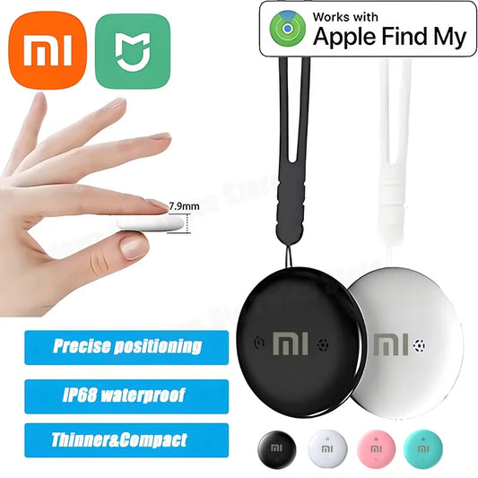 Xiaomi Air Tag Bluetooth GPS Trackers Work With Apple/ Android Find My Global
