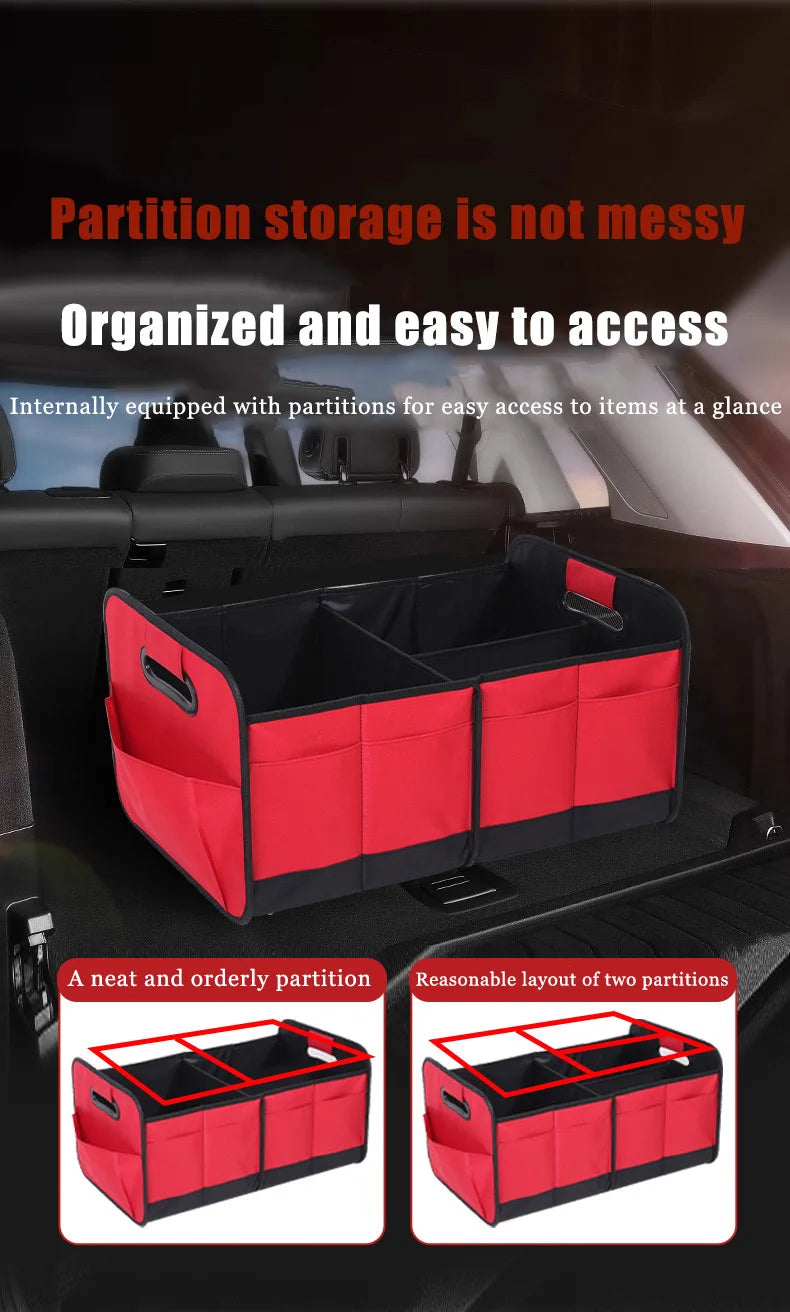 Car Travel Organizer Box Auto Trunk Foldable Storage Bag For Leading Ideal Auto L8 L9 For BMW X2 X3 XM i3 i4 i5 For Audi A3 Q5