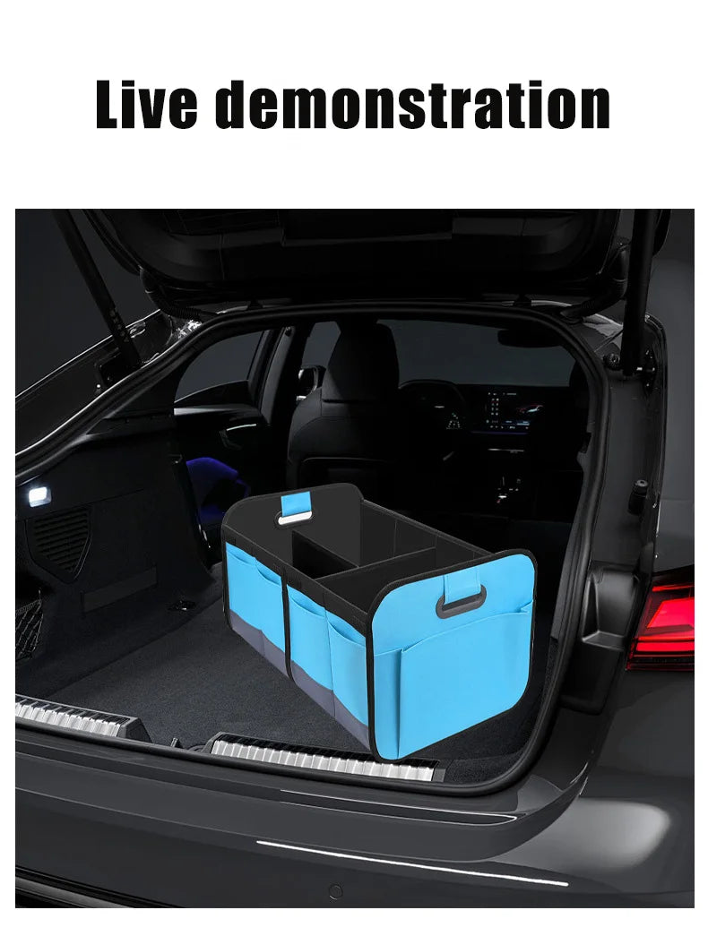 Car Travel Organizer Box Auto Trunk Foldable Storage Bag For Leading Ideal Auto L8 L9 For BMW X2 X3 XM i3 i4 i5 For Audi A3 Q5