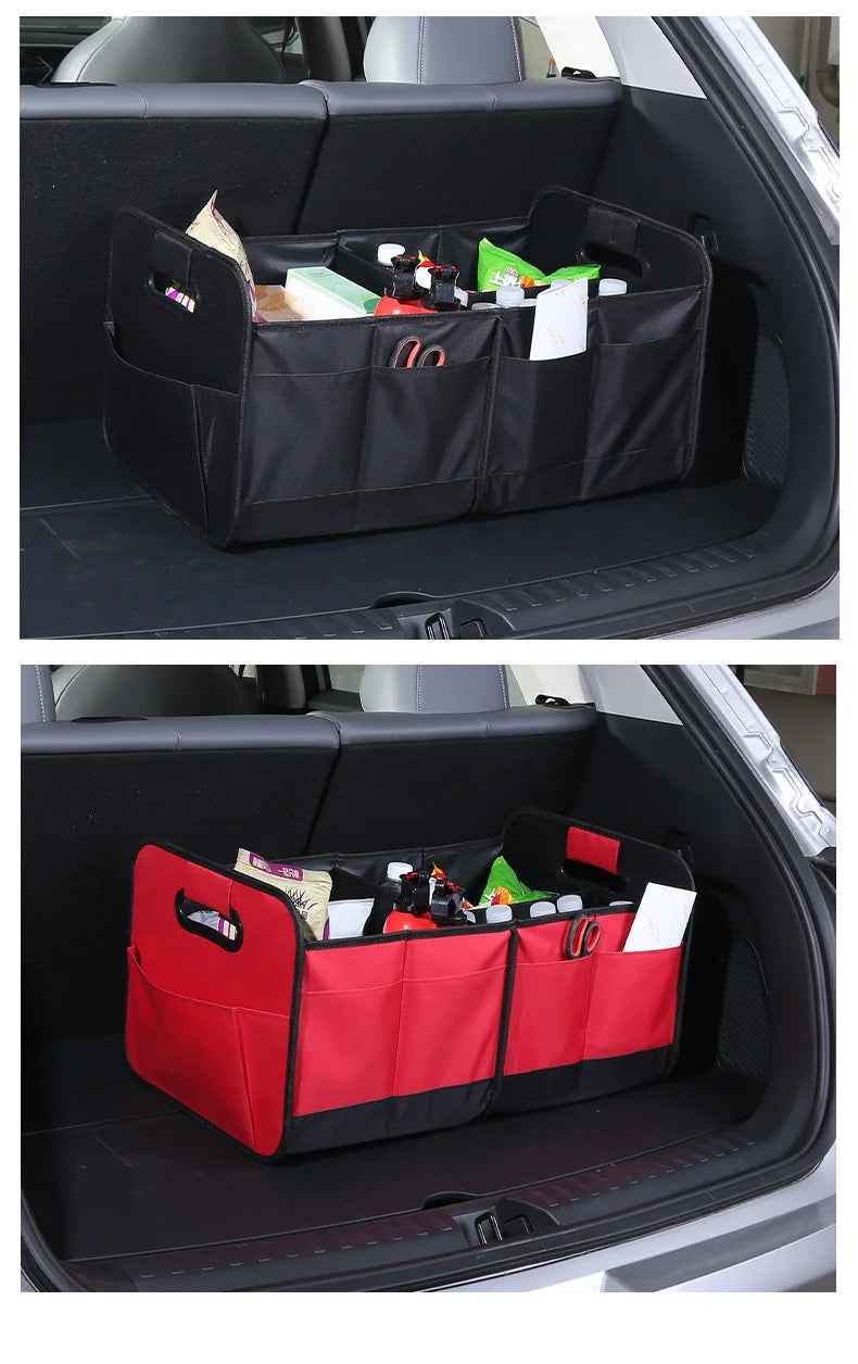 Car Travel Organizer Box Auto Trunk Foldable Storage Bag For Leading Ideal Auto L8 L9 For BMW X2 X3 XM i3 i4 i5 For Audi A3 Q5