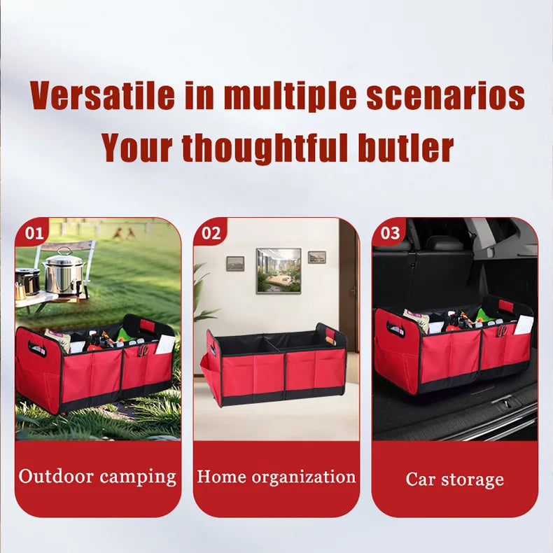 Car Travel Organizer Box Auto Trunk Foldable Storage Bag For Leading Ideal Auto L8 L9 For BMW X2 X3 XM i3 i4 i5 For Audi A3 Q5